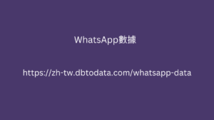 WhatsApp數據 