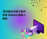 蒙特塞拉特電子郵件清單 150000 聯絡人線索